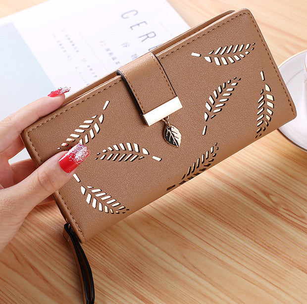 New Korean fashion ladies purse Long Hand Bag Wallet Buckle Clutch